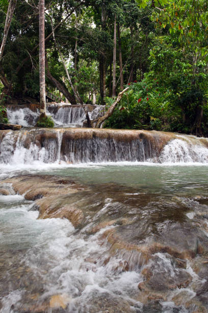 Ocho Rios, Jamaica Ocho RÃos is a town on the northern coast of Jamaica, located in the parish of Saint Ann. It is a popular tourist destination, well known for scuba diving and other water sports dunns river falls stock pictures, royalty-free photos & images