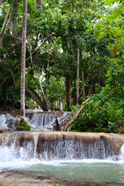 Ocho Rios, Jamaica Ocho RÃos is a town on the northern coast of Jamaica, located in the parish of Saint Ann. It is a popular tourist destination, well known for scuba diving and other water sports dunns river falls stock pictures, royalty-free photos & images