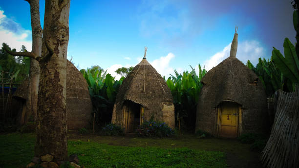 Traditional Dorze tribe village in Chencha, Ethiopia