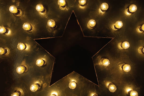 istock Big star of light bulbs 806701248