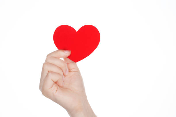 istock Holding red Valentine's heart 806703694