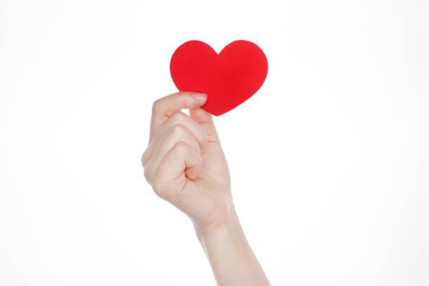 istock Holding red Valentine's heart 806703704