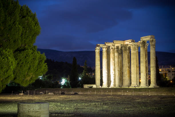 Ancient Temple of Zeus, Olympeion, Athens, Greece