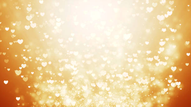 istock Valentine's day abstract background, flying hearts. 806707408