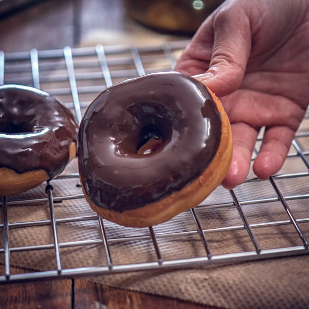 istock Preparing Homemade Donuts with Chocolate 806707766