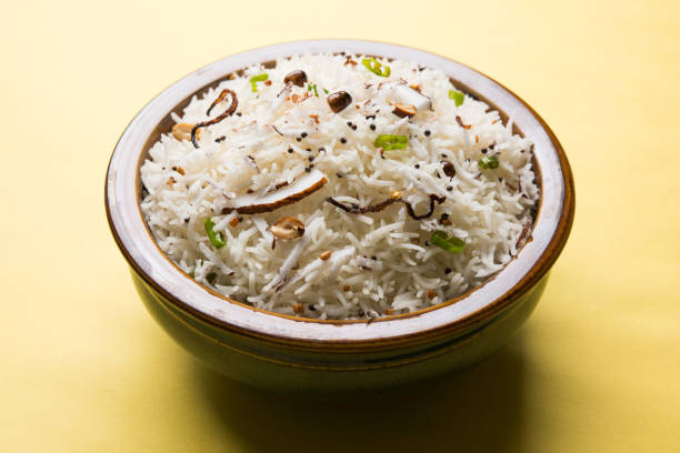 istock coconut rice, south indian food 806720360