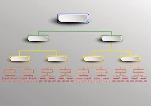 Tree Chart Box Thing Tree Chart Diagram Template Stock Illustration - Download Image Now ...