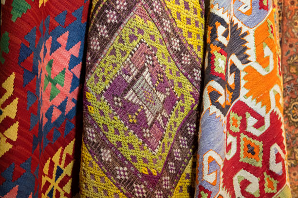 istock Traditional rugs for sale, Grand Bazaar 806738812