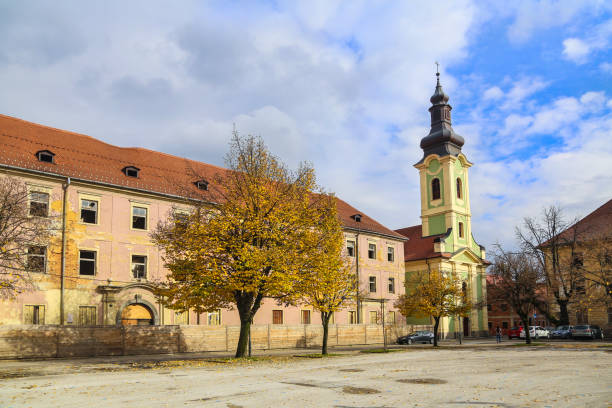 karlovac - local landmark old town skyline cathedral zdjęcia i obrazy z banku zdjęć