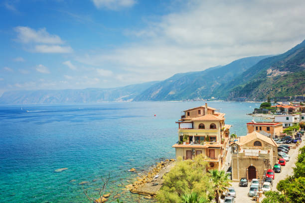 Beautiful view on Chianalea di Scilla in a diffused light