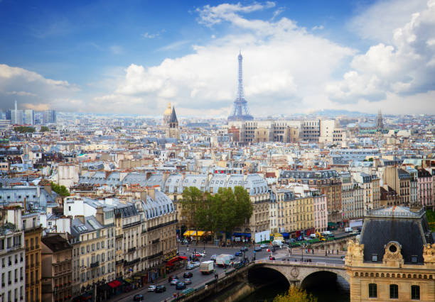 istock skyline of Paris, France 806796830