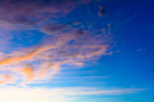 istock sky and clouds of heaven With sunset and colorful 806810550