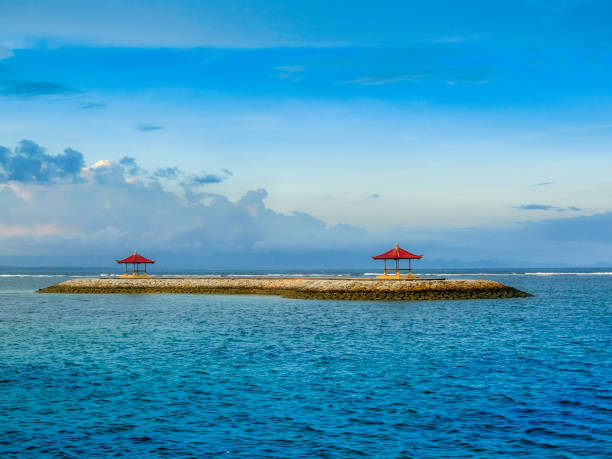 istock Gazebo out on the open water 806819950
