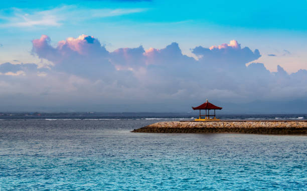 Gazebo out on the open water