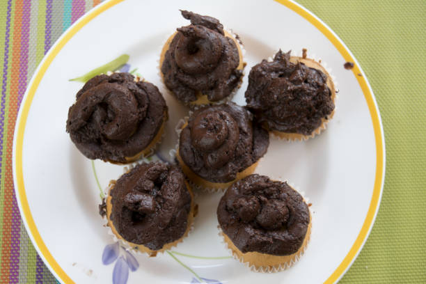istock homemade muffins with melted chocolate 806855018