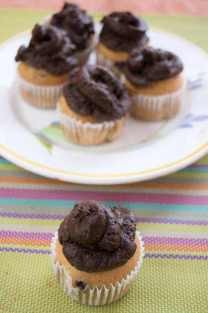 istock homemade muffins with melted chocolate 806857410