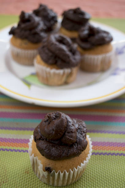 istock homemade muffins with melted chocolate 806857454