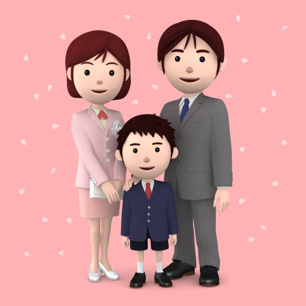 istock The entrance ceremony image: parents and boy 806864256