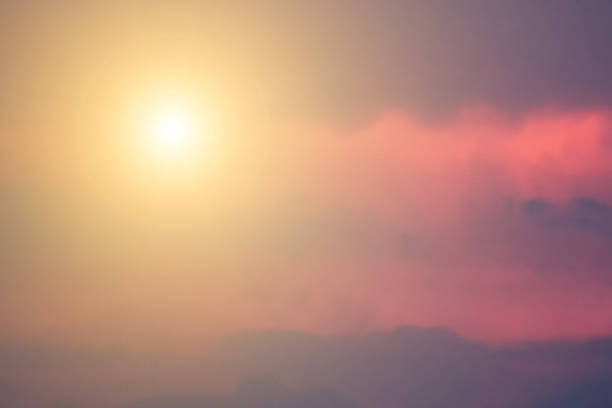 istock Beautiful light from the nature at sunset every day. 806870368