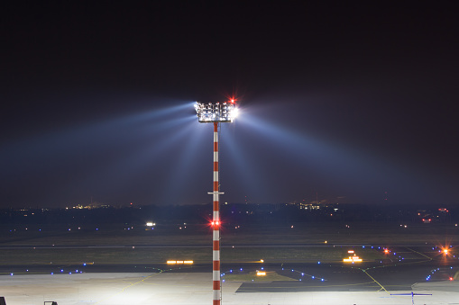 on the tarmac of DUS Airport