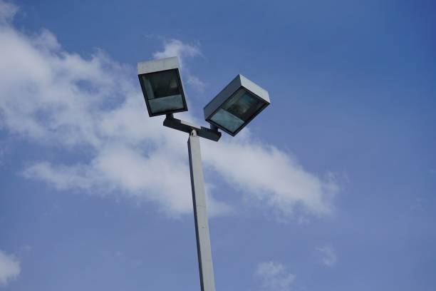 istock LED street lamps. 806879850