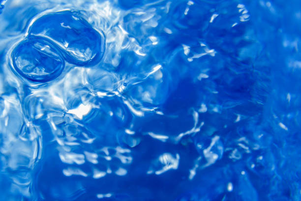 istock Background with frozen water drops and bubbles 806880030