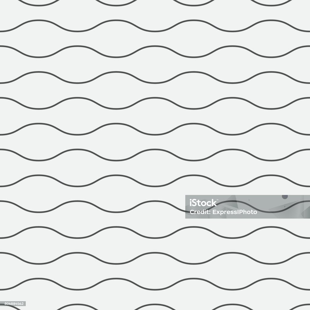 Simple Wavey Pattern Wavy Seamless Pattern Simple Background For Your Design Stock ...