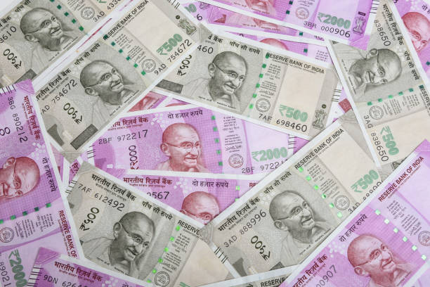istock Indian rupee or rupees of India 806884606
