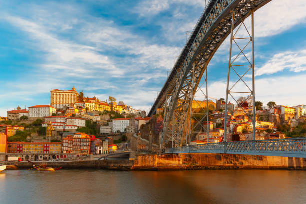 istock Douro river and Dom Luis bridge, Porto, Portugal 806894440
