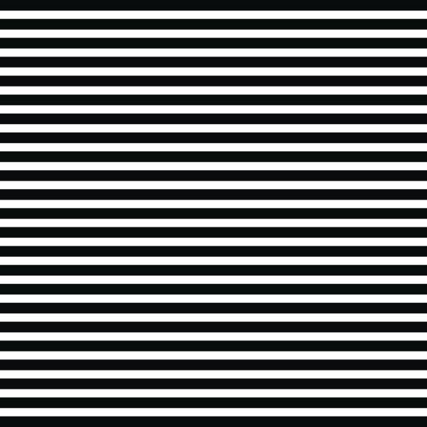 Black And White Stripe Pattern Stock Illustration - Download Image