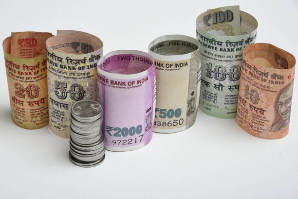 istock Indian rupee or rupees of India 806897840