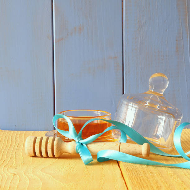 istock Rosh hashanah (jewish New Year) concept. Traditional symbols 806901542