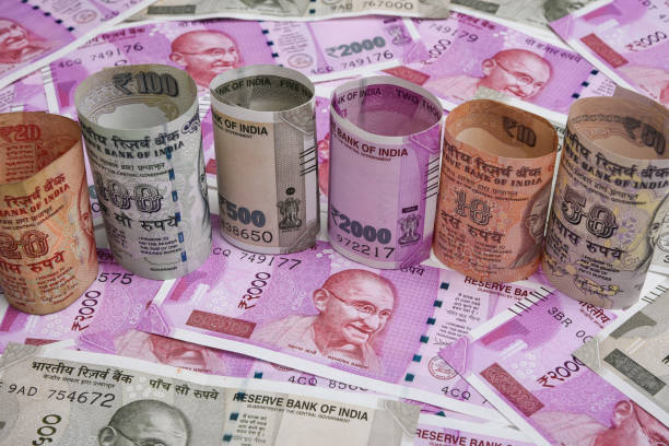 istock Indian rupee or rupees of India 806906968