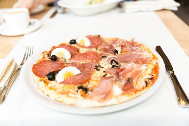 istock Pizza dish at fancy restaurant 806910942