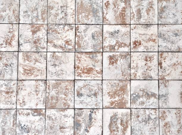 istock Background Texture of The Brown Tile Floor 806914800