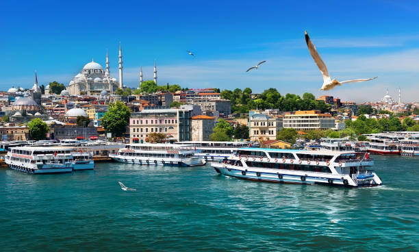 istock Boats in Istanbul 806930620