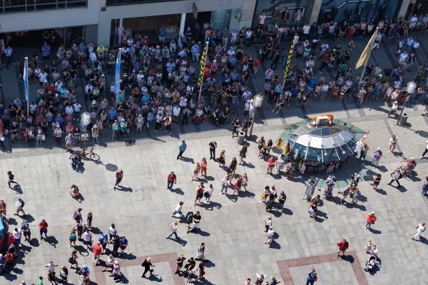 istock Bavaria Munich. Panoramic view from the New City Hall Tower at noon. 806930724