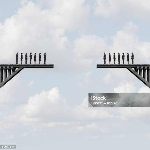 Divided Groups Stock Photo - Download Image Now - Separation, Business, Division