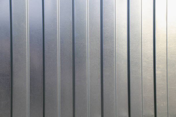 istock Background images; Metal, tin, corrugated, chrome, 806979006