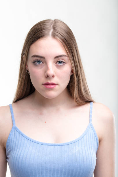 istock Intense young woman staring at the camera 806982588