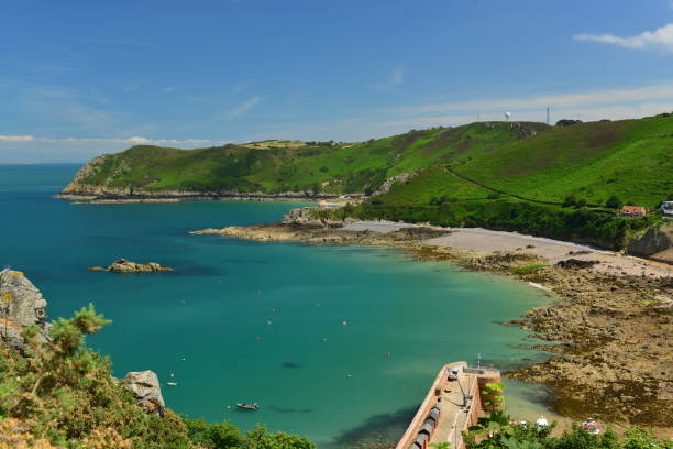 istock Bonne Nuit harbour and Bay, Jersey, U.K. 806991052