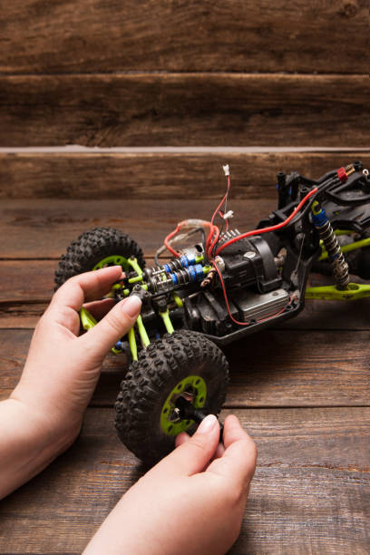 istock Rc car model toy repair 806999240