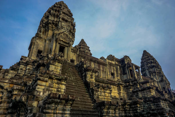 istock Corner tower Of Angkor Wat 807019658