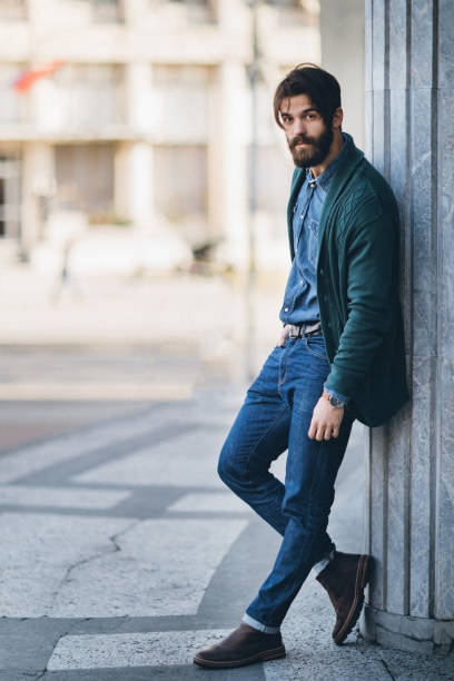 istock Portrait of handsome man with beard 807033664