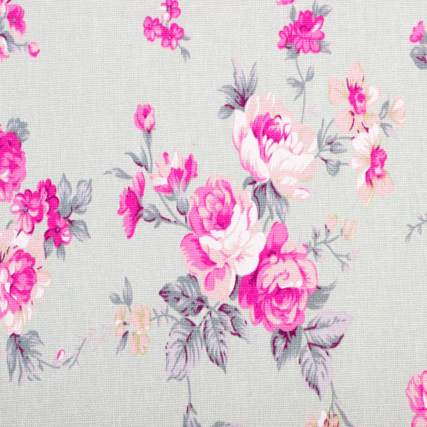 istock Rose vintage from fabric on wooden background. 807036190