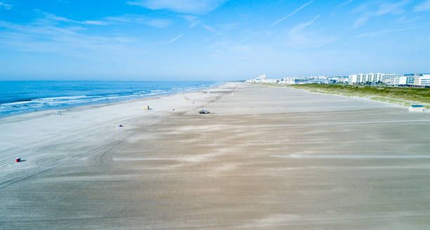Wildwood Crest beach from above