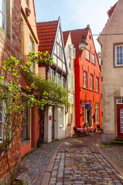 istock Medieval street Schnoor in Bremen, Germany 807070258