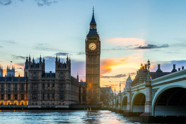 istock Big Ben and westminster bridge in London 807070316
