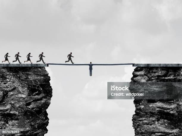 Leadership Bridge Stock Photo - Download Image Now - Sacrifice, Leadership, Business