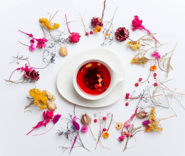 istock red fruit tea in made yuccie style 807111048